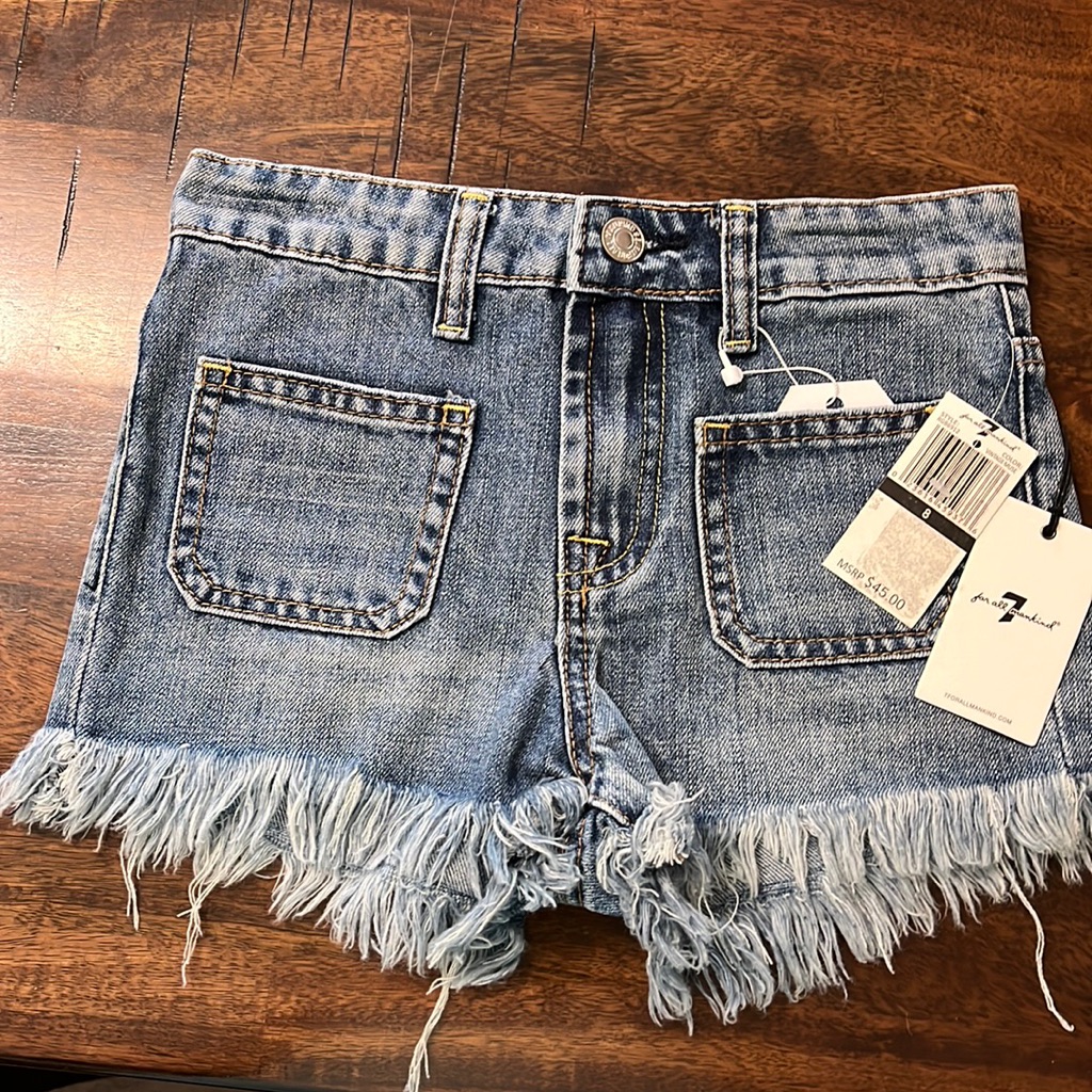 Brand New With Tags 8 For All Mankind Denim Shorts